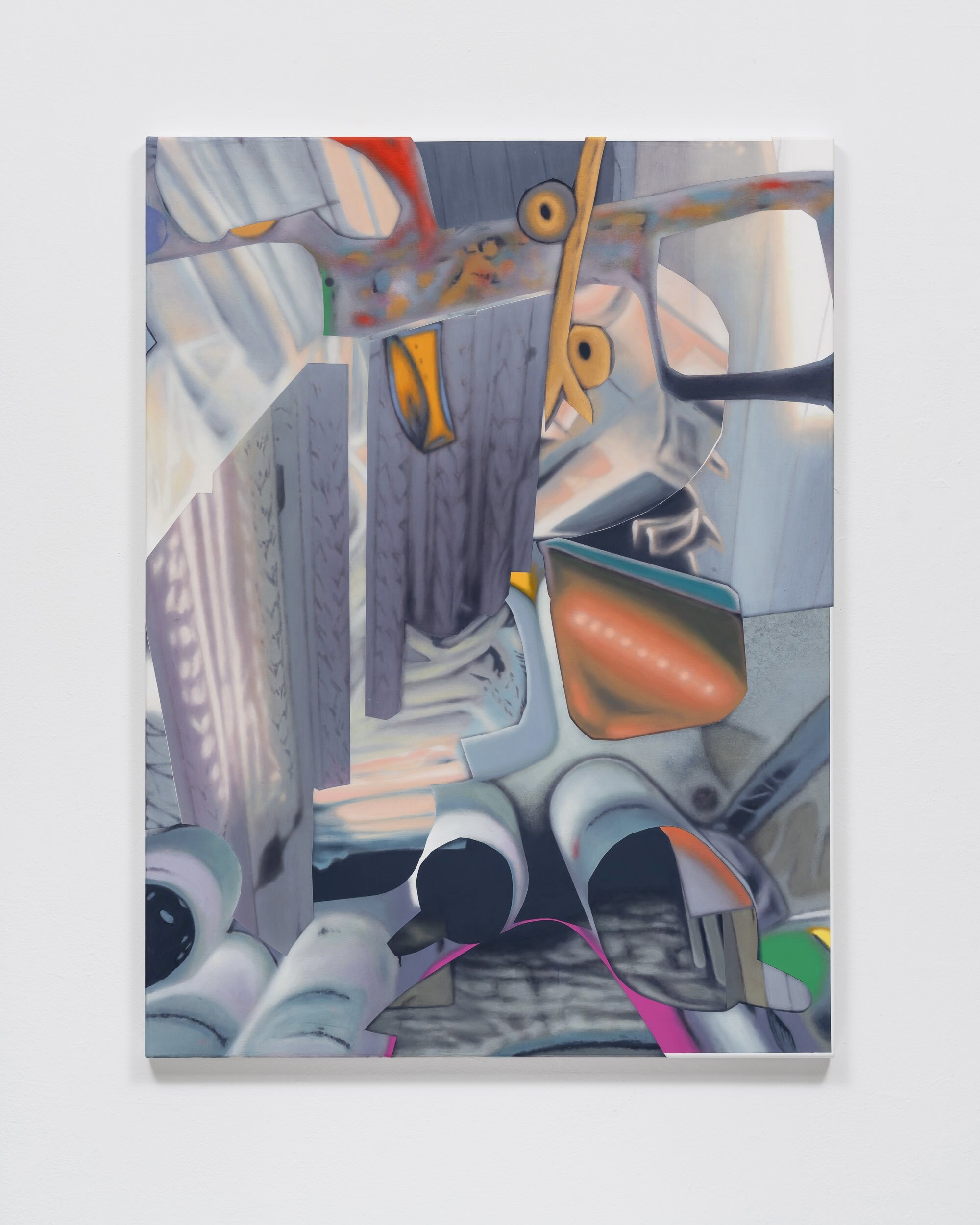 Maximilian Arnold, <i>Untitled</i>, 2024. Acrylic on polyster, 47 1/4 x 35 3/8 in (120 x 90 cm)